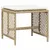 Produktbild 4 för Trädgårdspallar med dynor 4 st beige 41x41x36 cm konstrotting