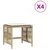 Produktbild 2 för Trädgårdspallar med dynor 4 st beige 41x41x36 cm konstrotting