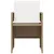 Produktbild 5 för Bistrogrupp med dynor 3 delar beige konstrotting