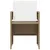 Produktbild 5 för Bistrogrupp med dynor 3 delar beige konstrotting