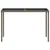 Produktbild 4 för Trädgårdsbord med glasskiva grå 115x54x74 cm konstrotting