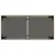 Produktbild 7 för Trädgårdsbord med glasskiva grå 115x54x74 cm konstrotting