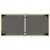 Produktbild 7 för Trädgårdsbord med glasskiva beige 115x54x74 cm konstrotting