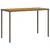 Produktbild 2 för Trädgårdsbord med akaciaträ grå 115x54x74 cm konstrotting
