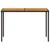 Produktbild 4 för Trädgårdsbord med akaciaträ svart 115x54x74 cm konstrotting