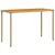 Produktbild 2 för Trädgårdsbord med akaciaträ beige 115x54x74 cm konstrotting