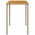Produktbild 5 för Trädgårdsbord med akaciaträ beige 115x54x74 cm konstrotting