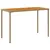 Produktbild 6 för Trädgårdsbord med akaciaträ beige 115x54x74 cm konstrotting