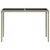 Produktbild 4 för Trädgårdsbord med glasskiva ljusgrå 115x54x74 cm konstrotting