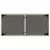 Produktbild 7 för Trädgårdsbord med glasskiva ljusgrå 115x54x74 cm konstrotting