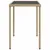 Produktbild 10 för Matgrupp för trädgården med dynor 5 delar beige konstrotting