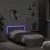 Produktbild 4 för Sängram med huvudgavel och LEDs betonggrå 100x200 cm