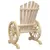 Produktbild 6 för Adirondackstol massivt granträ