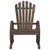 Produktbild 4 för Adirondackstol massivt granträ