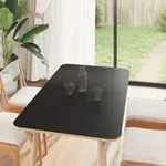 Möbeldekal självhäftande matt svart 90x500 cm PVC