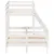 Produktbild 5 för Våningssäng 80x200/120x200 cm vit massiv furu