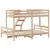 Produktbild 6 för Våningssäng 80x200/140x200 cm massiv furu
