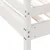 Produktbild 7 för Våningssäng 80x200/140x200 cm vit massiv furu