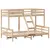 Produktbild 3 för Våningssäng 90x200/120x200 cm massiv furu