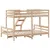 Produktbild 6 för Våningssäng 90x200/140x200 cm massiv furu