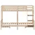 Produktbild 4 för Våningssäng 80x200/120x200 cm massiv furu