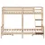 Produktbild 4 för Våningssäng 80x200/140x200 cm massiv furu