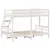 Produktbild 6 för Våningssäng 90x200/120x200 cm vit massiv furu