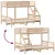 Produktbild 8 för Våningssäng 90x200/140x200 cm massiv furu