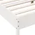 Produktbild 7 för Sängram med huvudgavel vit 140x190 cm massiv furu