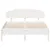 Produktbild 4 för Sängram med huvudgavel vit 120x190 cm massiv furu