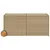 Produktbild 4 för Dynbox på hjul blandad beige 283L konstrottning