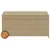 Produktbild 4 för Dynbox med hjul blandad beige 190L konstrottning