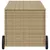 Produktbild 5 för Dynbox med hjul blandad beige 190L konstrottning