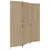 Produktbild 2 för Rumsavdelare 3 paneler beige konstrottning