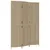 Produktbild 2 för Rumsavdelare 3 paneler beige konstrottning
