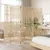 Produktbild 3 för Rumsavdelare 6 paneler beige konstrottning