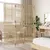 Produktbild 3 för Rumsavdelare 4 paneler beige konstrottning