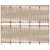 Produktbild 5 för Rumsavdelare 5 paneler beige konstrottning