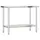 Arbetsbord med överhylla 110x55x150 cm rostfritt stål