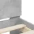 Produktbild 8 för Sängram med huvudgavel betonggrå 150x200 cm konstruerat trä