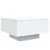 Produktbild 3 för Soffbord med LED vit 55x55x31 cm