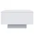 Produktbild 7 för Soffbord med LED vit 55x55x31 cm
