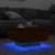 Produktbild 4 för Soffbord med LED brun ek 55x55x31 cm