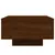 Produktbild 8 för Soffbord med LED brun ek 55x55x31 cm