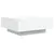 Produktbild 3 för Soffbord med LED vit 80x80x31 cm