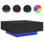 Produktbild 2 för Soffbord med LED svart 80x80x31 cm
