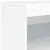 Produktbild 10 för Skänk med LED-belysning vit 60x37x67 cm