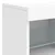 Produktbild 10 för Skänk med LED-belysning vit 81x37x67 cm