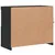 Produktbild 9 för Skänk med LED-belysning svart 81x37x67 cm