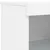 Produktbild 11 för Skänk med LED-belysning vit 41x37x100 cm